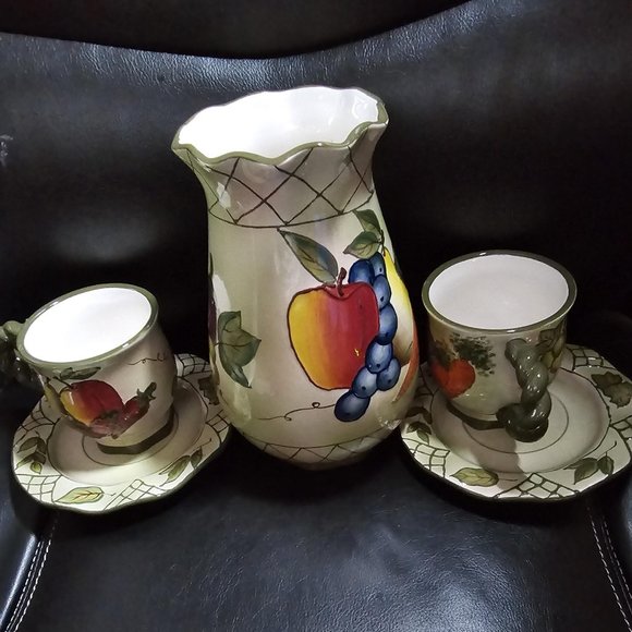 Pacific Rim China Fruit & Vegetable Pattern - Picture 2 of 3